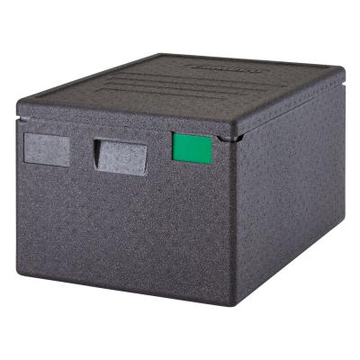 Termoizolační box Cam GoBox plnění shora, 600x400 mm, Cambro, 80 l, 80L, Černá, 690x490x(H)370mm | EPP4060T300110
